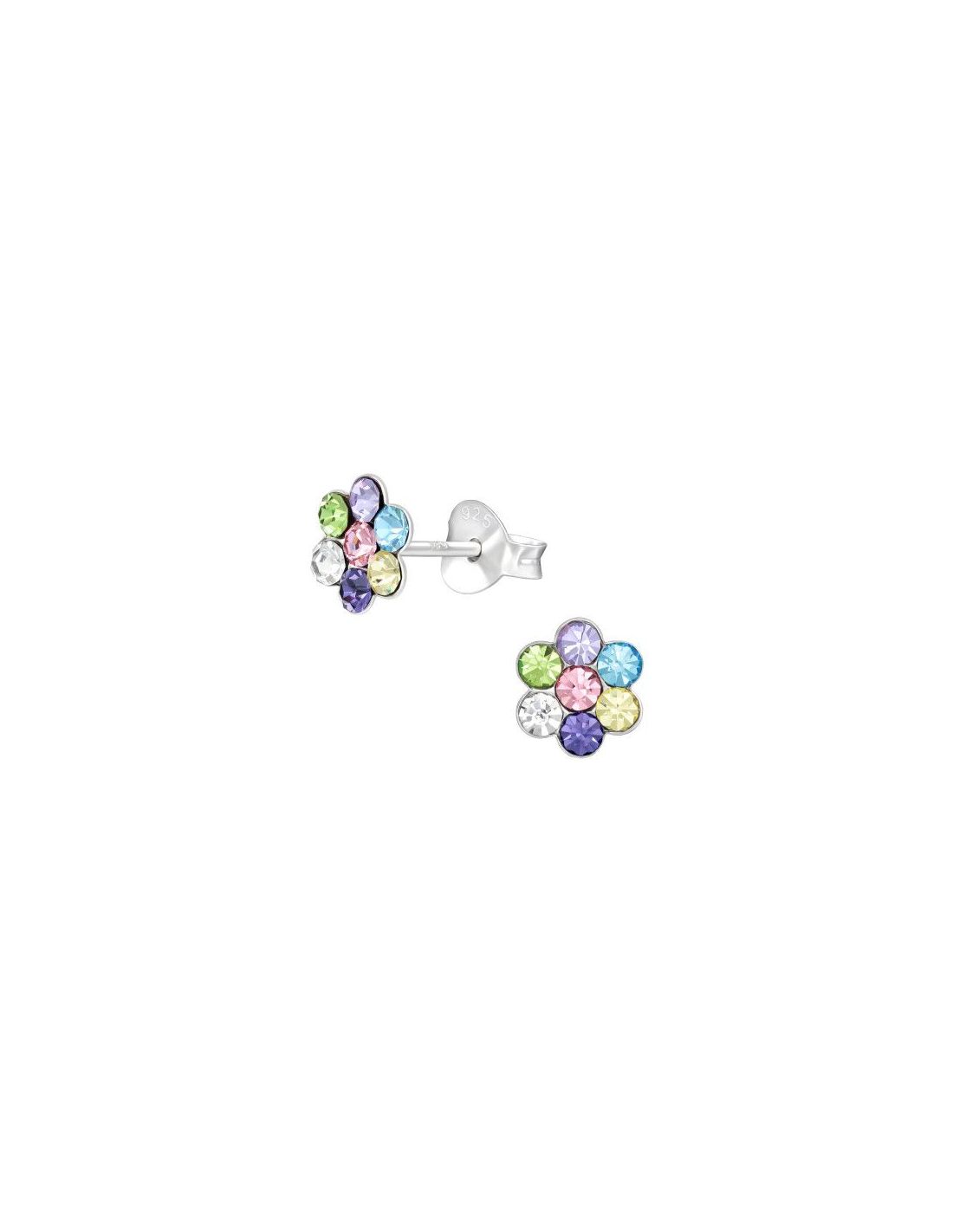 Aros para niñas Flower - 7 mm x 7 mm
