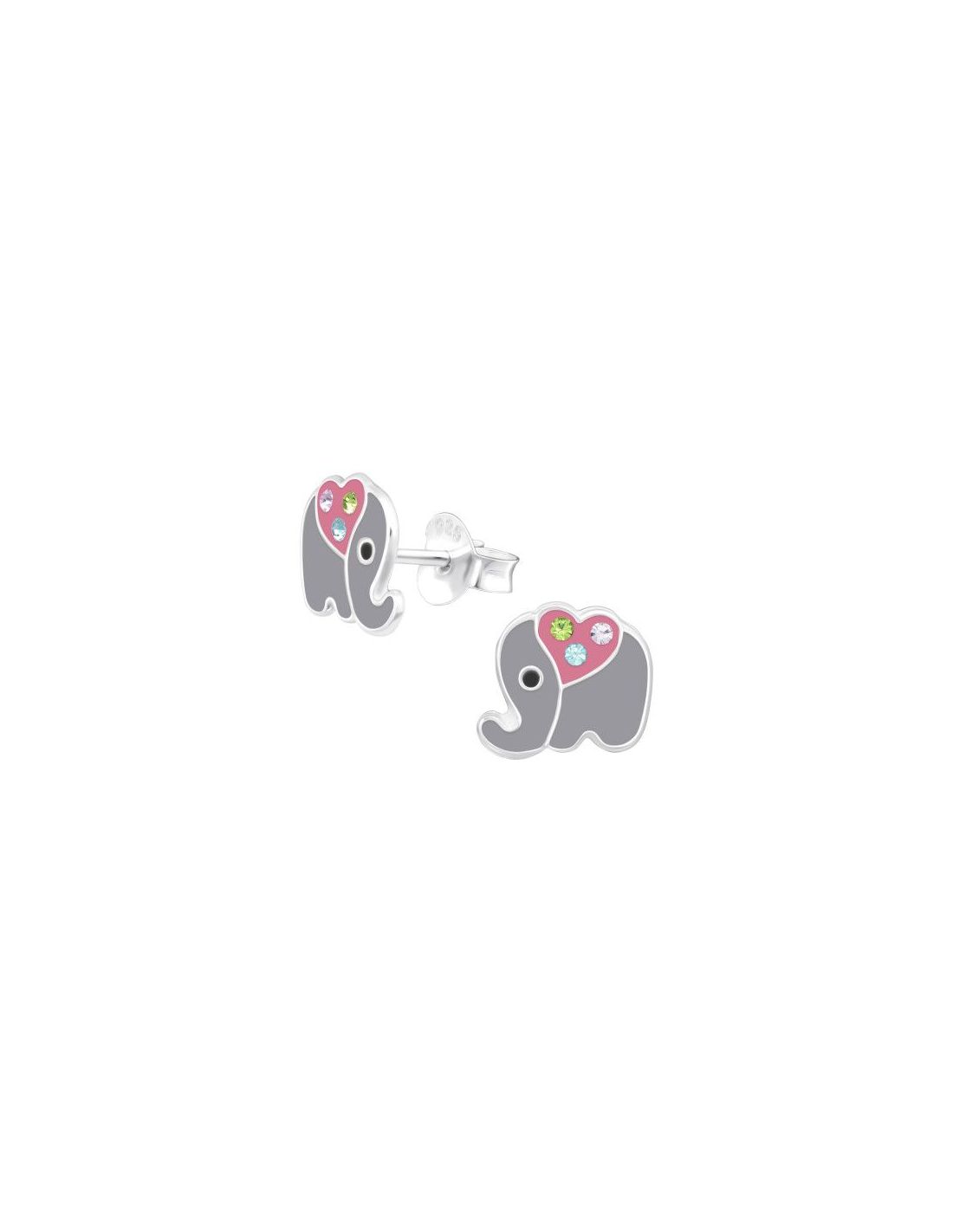 Aros para niñas Elephant - 8 mm x 7 mm