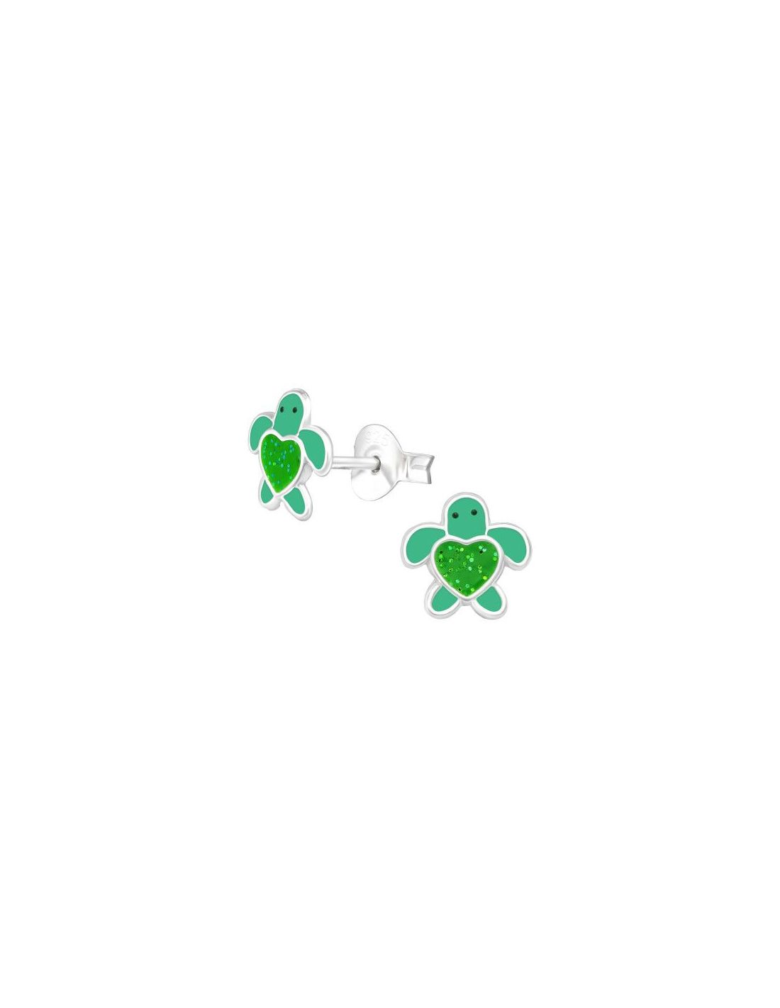 Aros para niñas Turtle - 7 mm x 7 mm