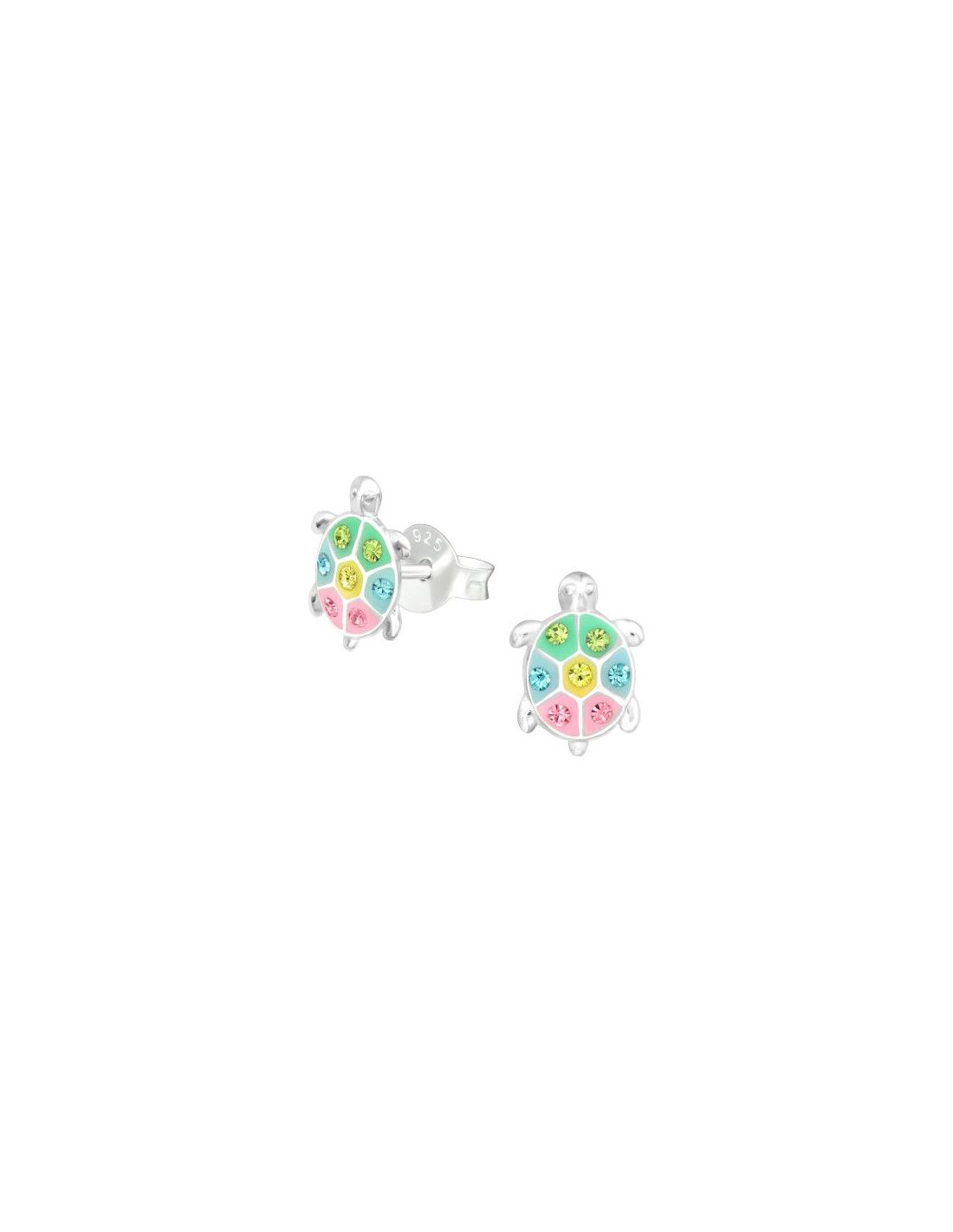 Aros para niñas Turtle - 6 mm x 9 mm