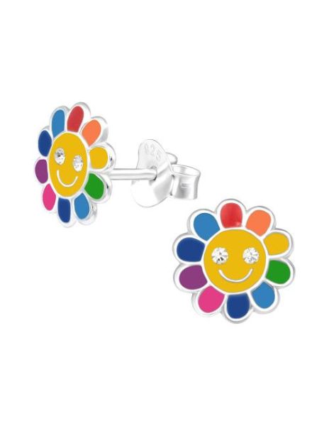 Aros para niñas Flower -...