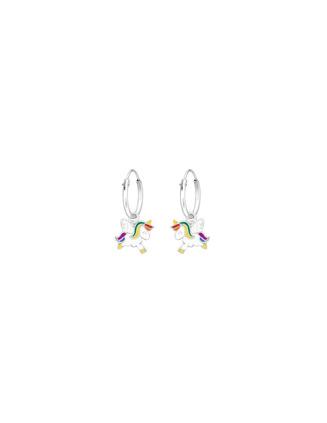 Aros para niñas Hanging Unicorn - 8...
