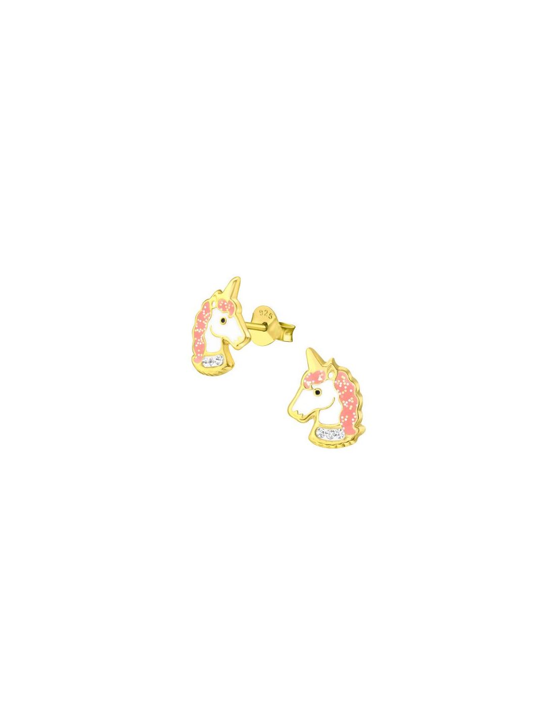 Aros para niñas Unicorn - 8.1 mm x...