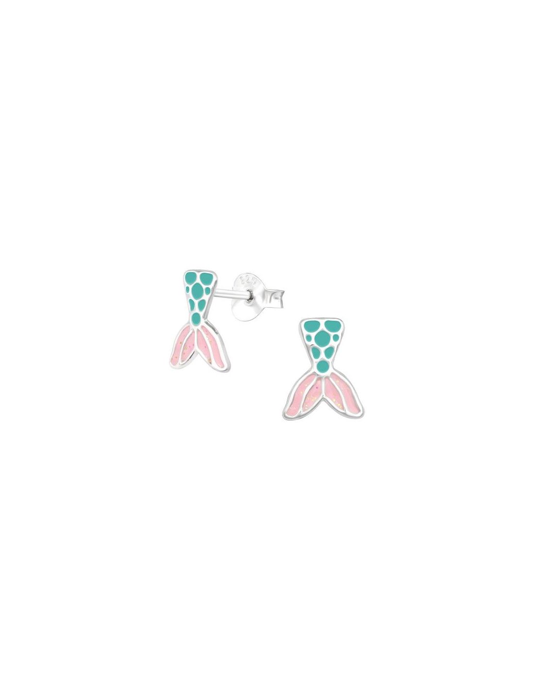 Aros para niñas Mermaid Tail - 8 mm x...