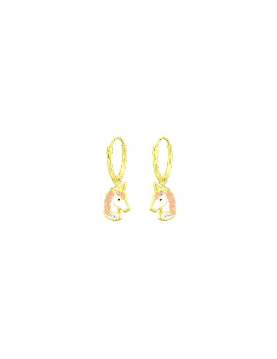 Aros para niñas Hanging Unicorn - 8...