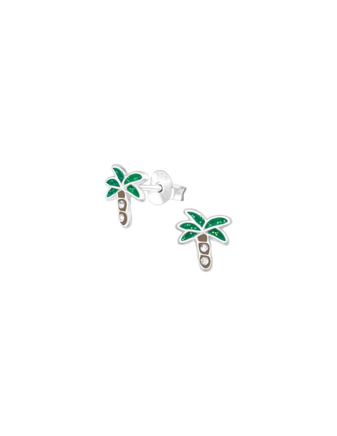 Aros para niñas Coconut Tree - 7 mm x...