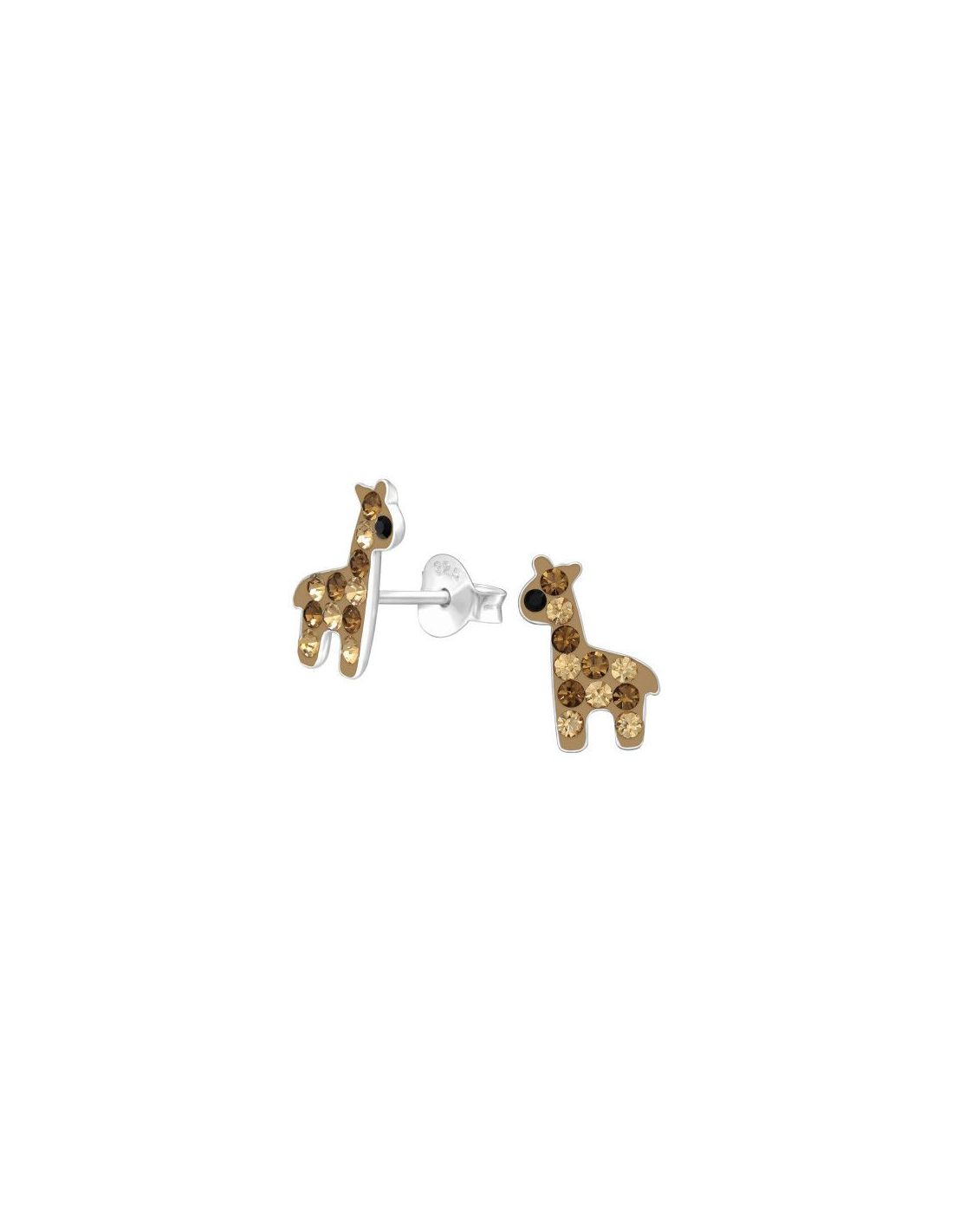 Aros para niñas Giraffe - 6 mm x 11 mm