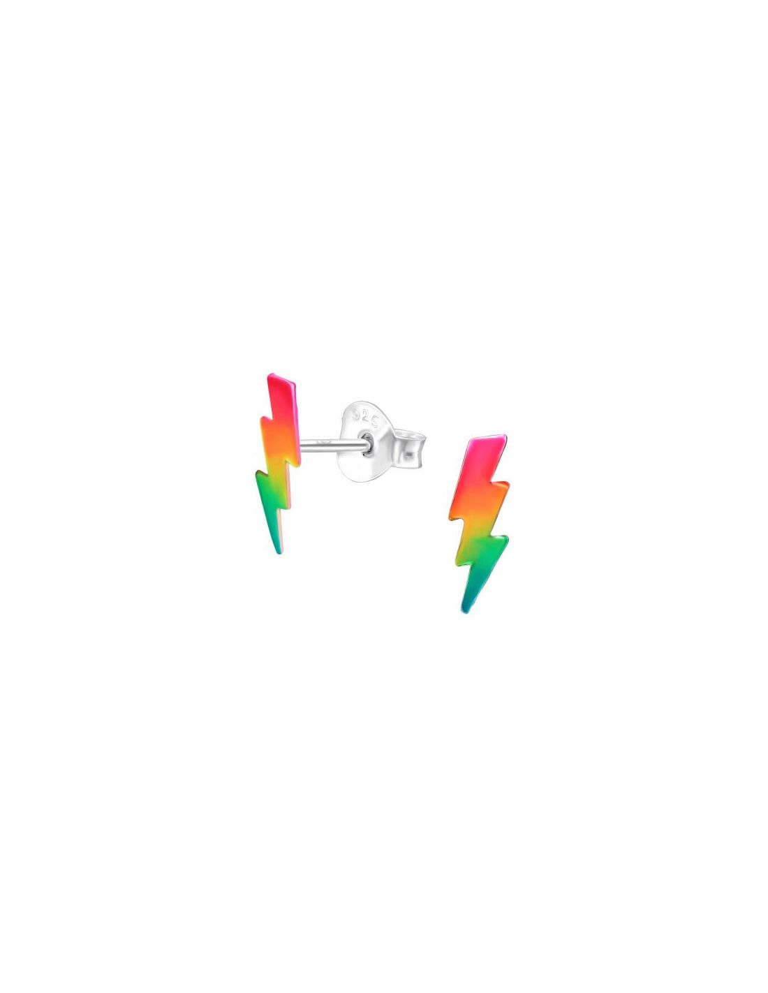 Aros para niñas Lightning Bolt - 3 mm...
