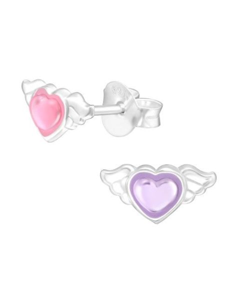Aros para niñas Heart - 4...
