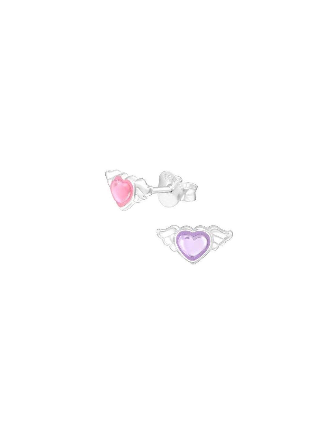 Aros para niñas Heart - 4 mm x 9 mm