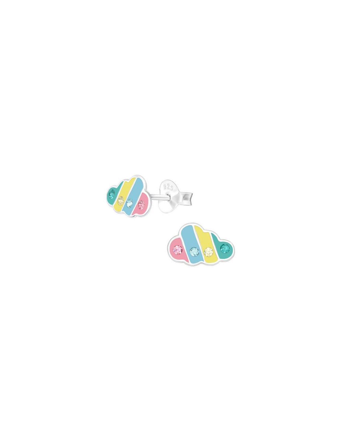 Aros para niñas Cloud - 9 mm x 6 mm