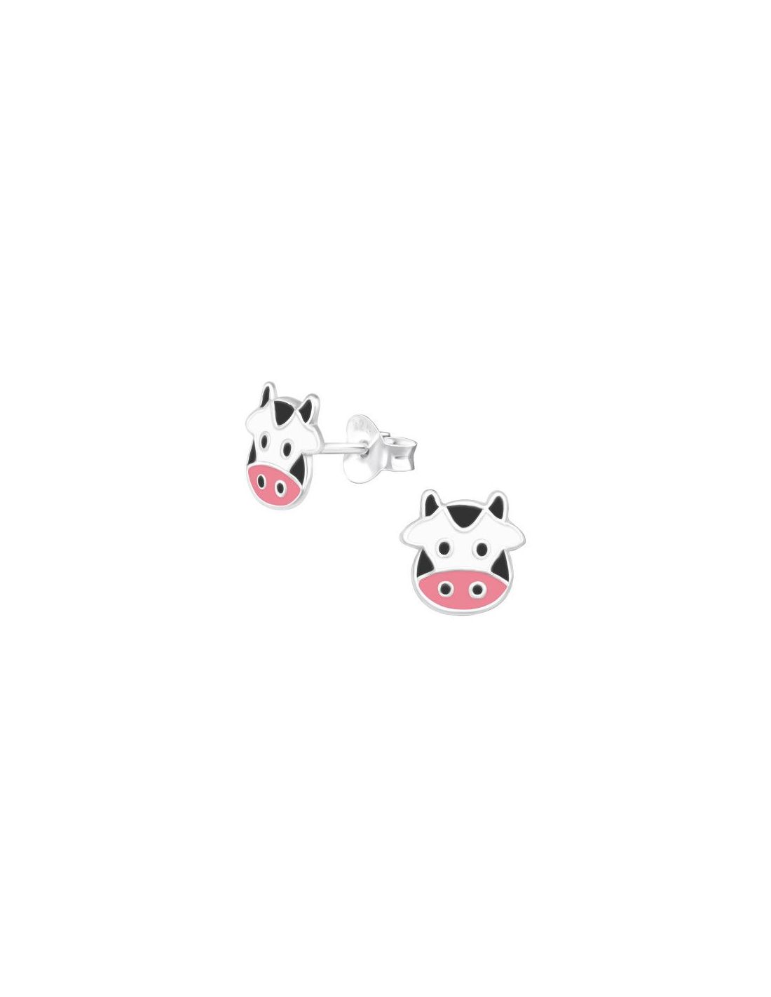 Aros para niñas Cow - 7 mm x 8 mm