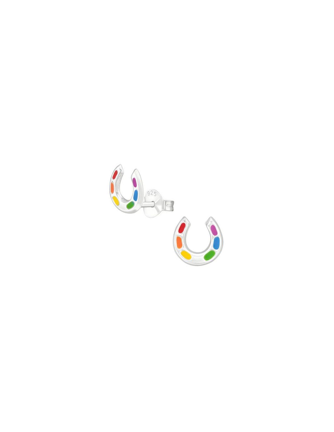 Aros para niñas Horseshoe - 7 mm x 7 mm