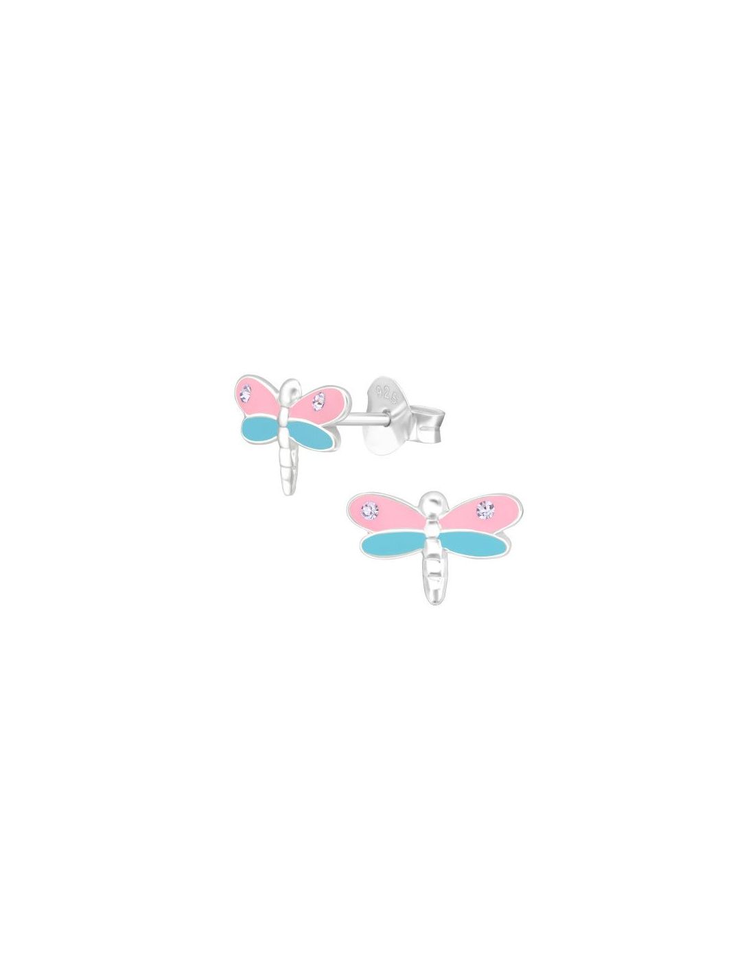 Aros para niñas Dragonfly - 10 mm x 6 mm