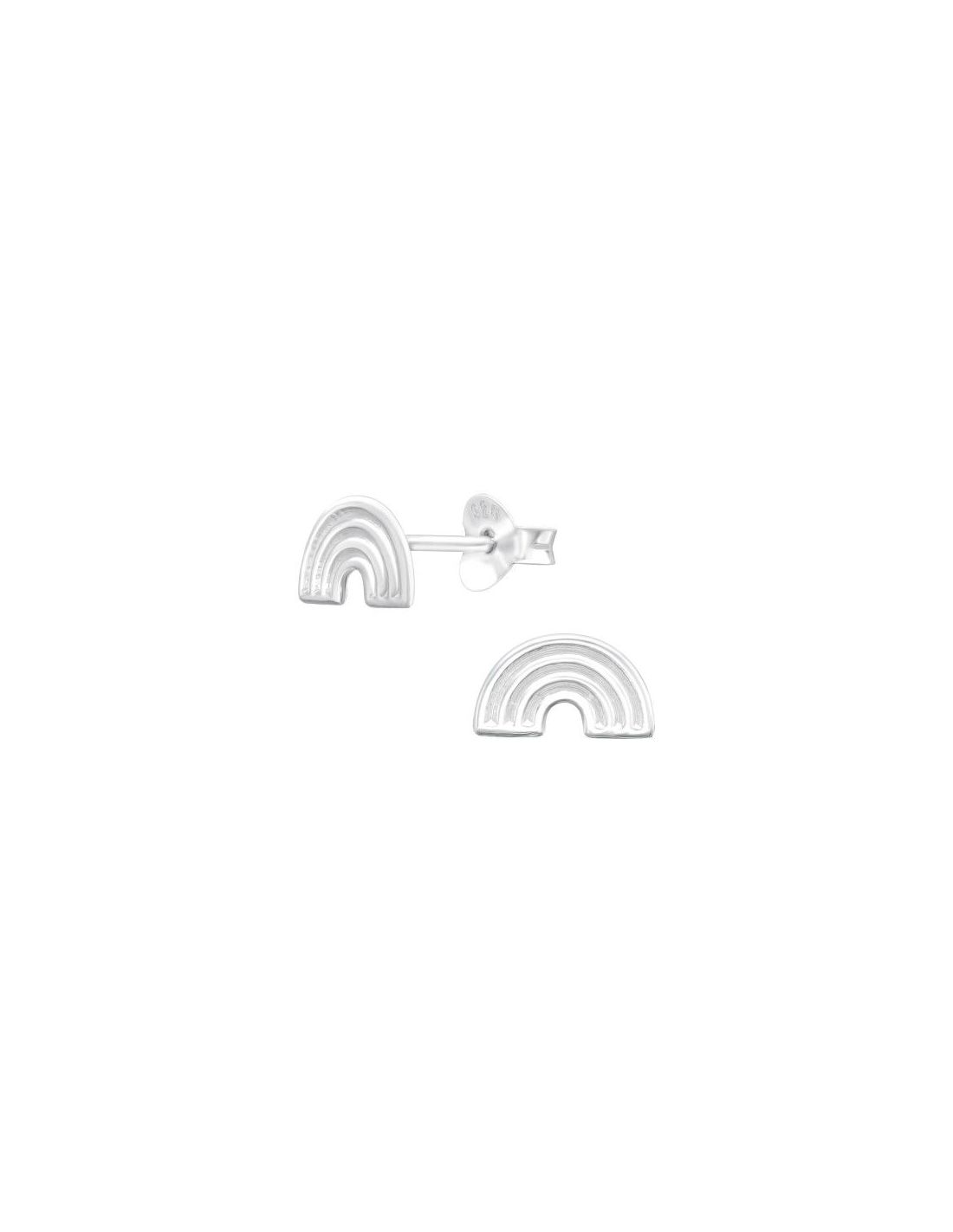 Aros para niñas Rainbow - 8.8 mm x 5 mm