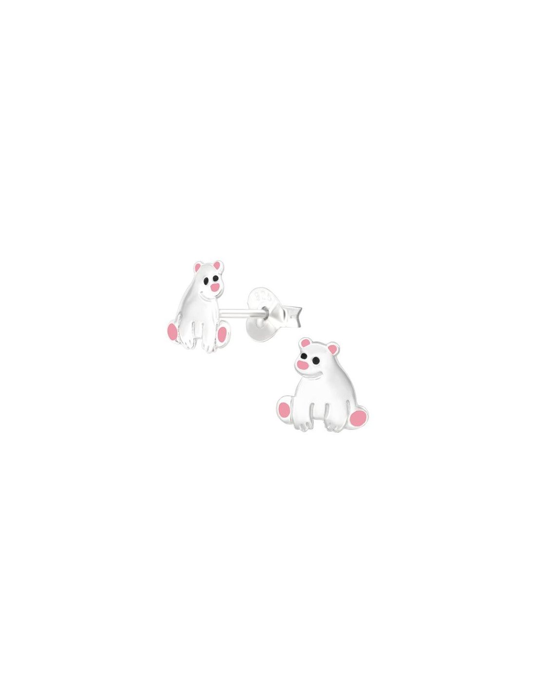 Aros para niñas Bear - 7 mm x 8 mm
