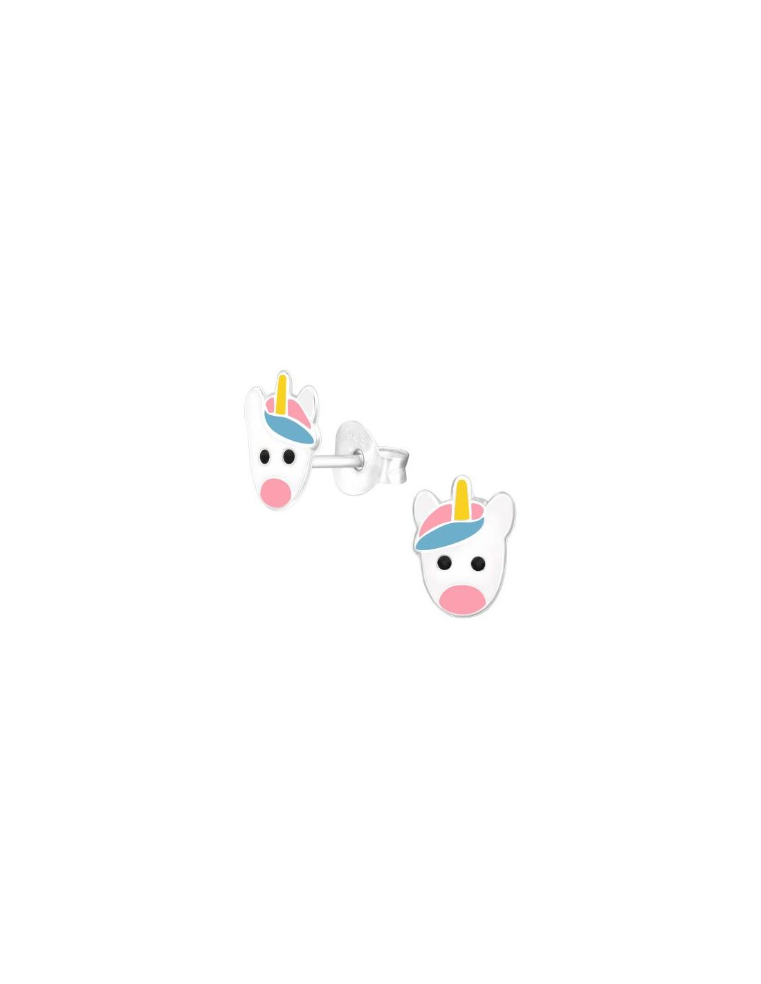 Aros para niñas Unicorn - 6 mm x 9 mm