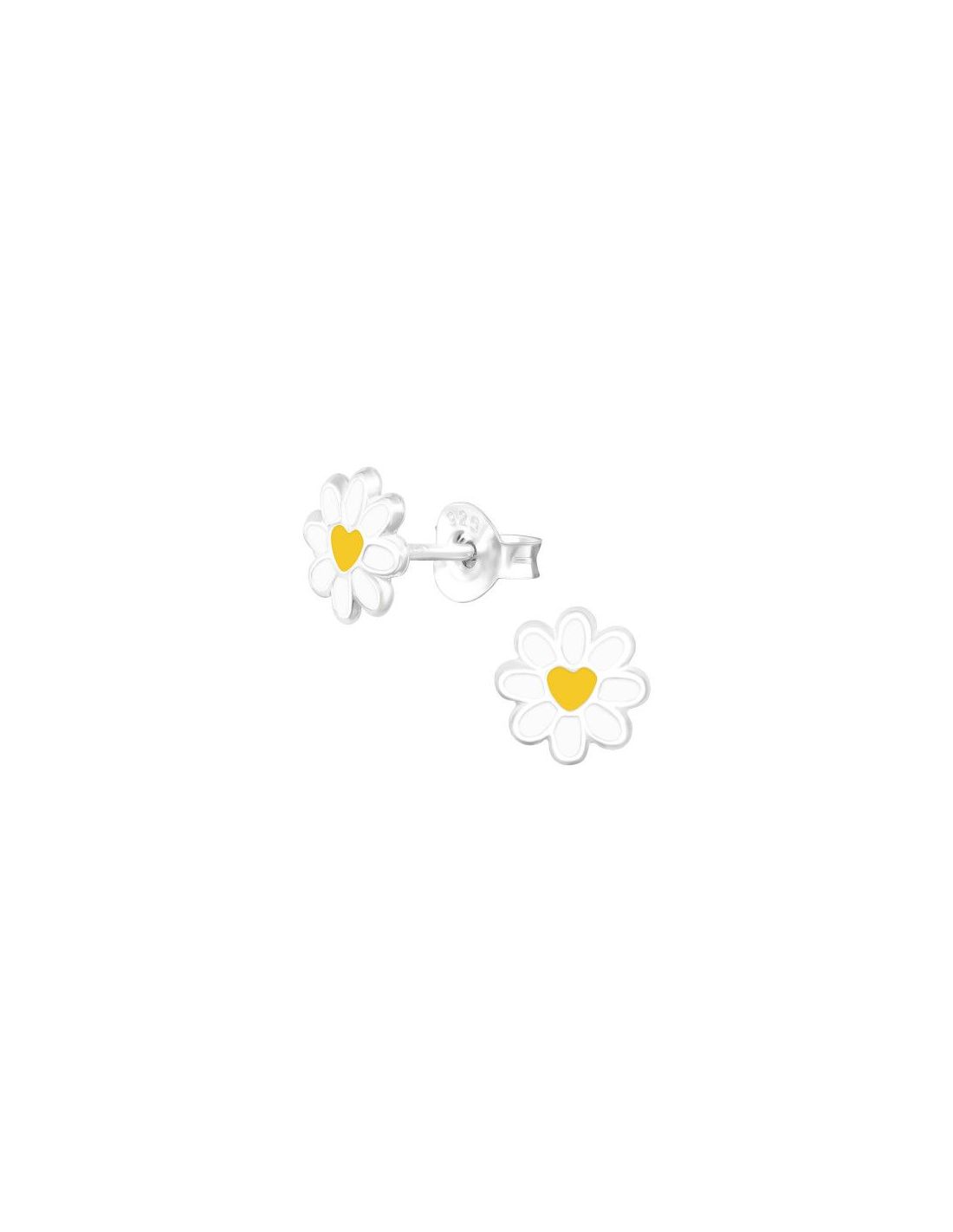 Aros para niñas Flower - 7 mm x 7 mm