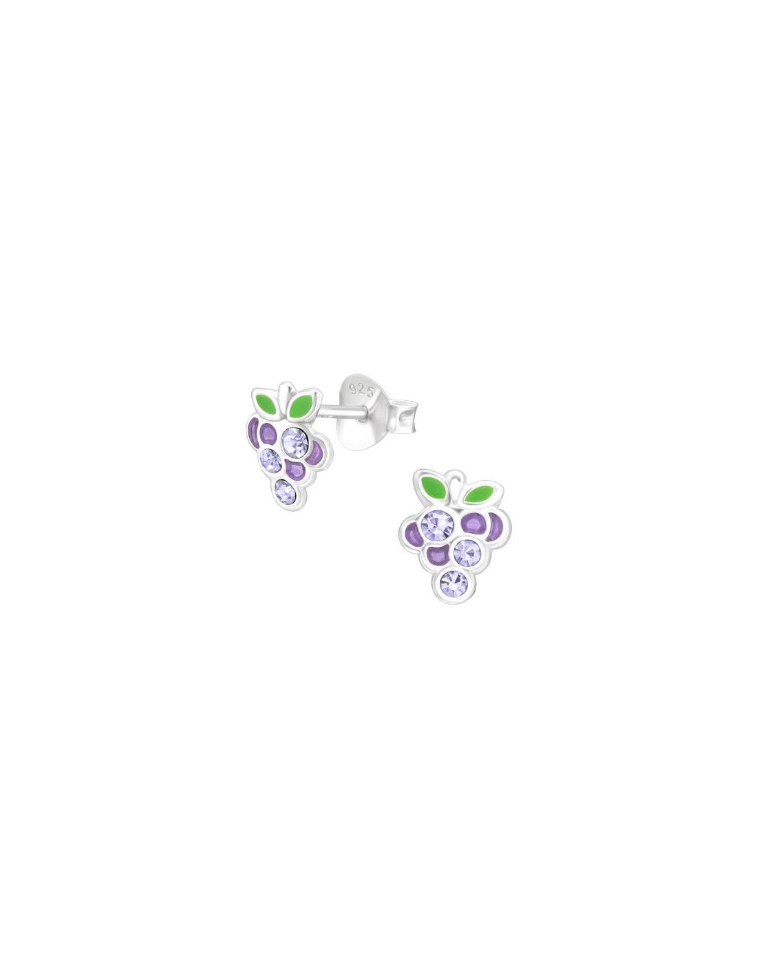 Aros para niñas Grape - 6 mm x 8 mm
