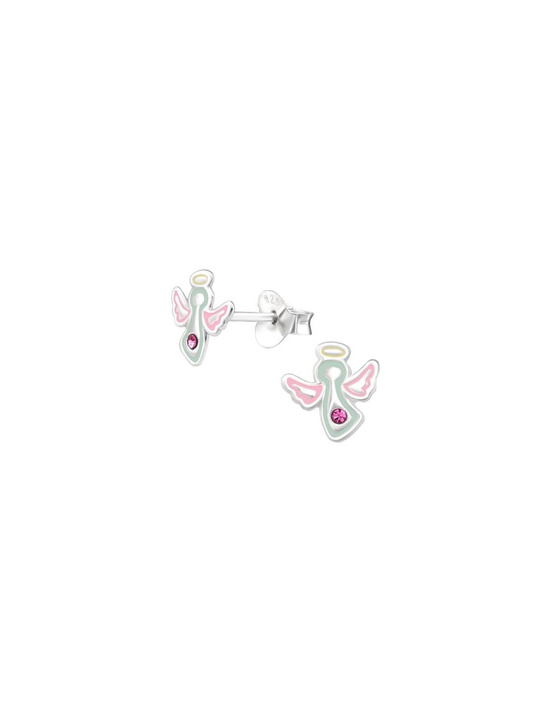 Aros para niñas Angel - 7 mm x 7 mm
