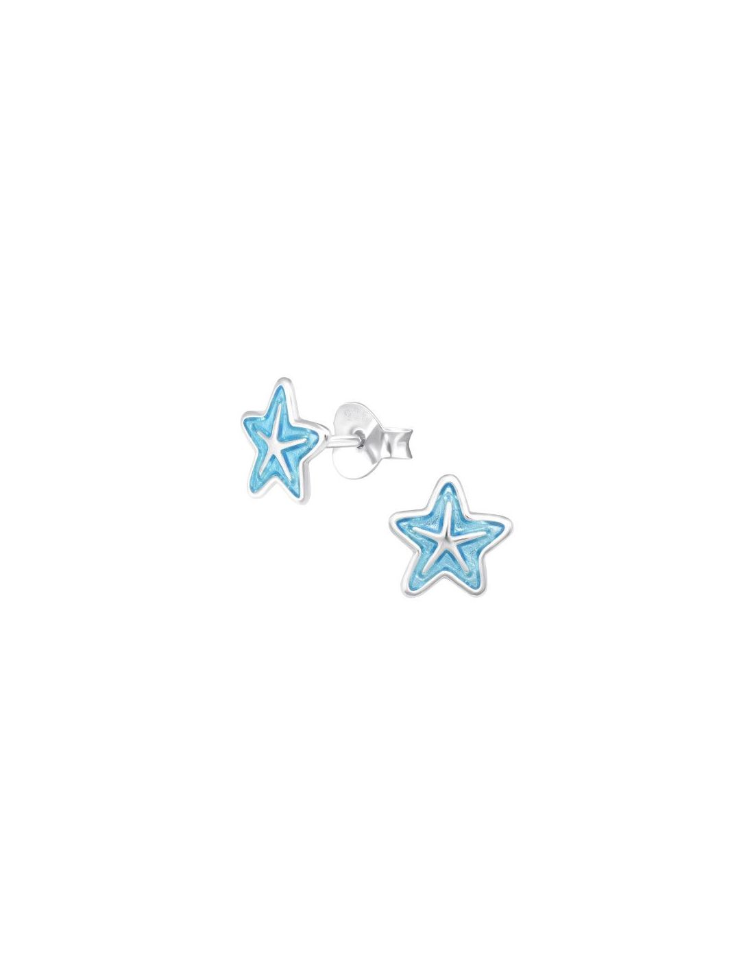 Aros para niñas Star - 7 mm x 7 mm