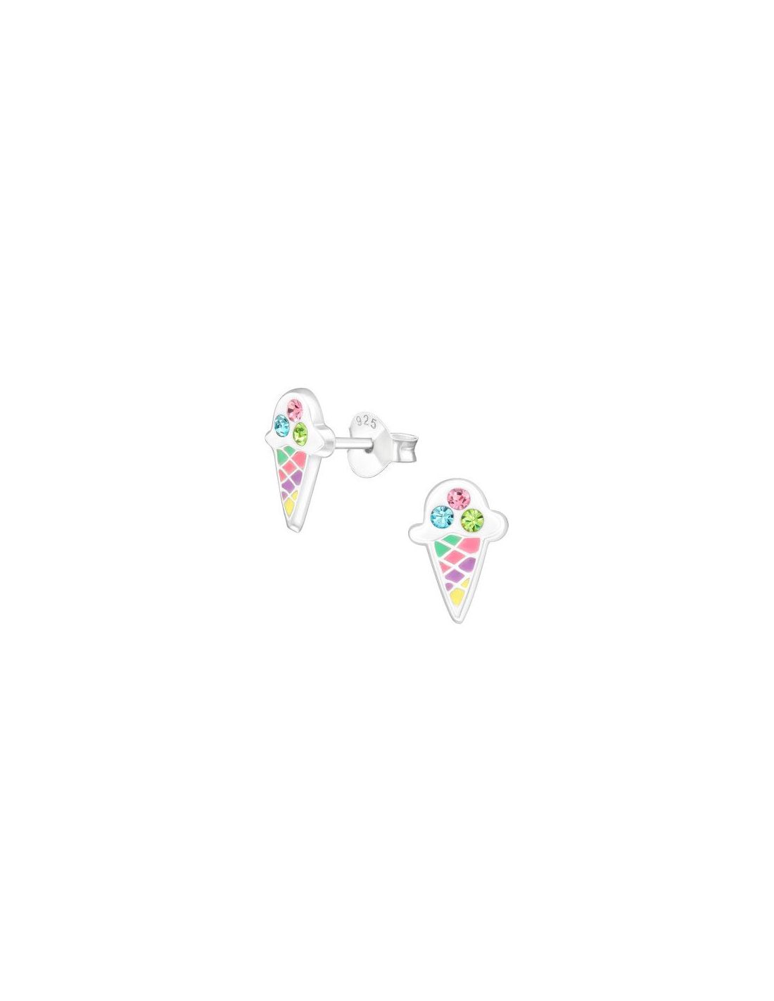 Aros para niñas Ice Cream - 7 mm x 10 mm