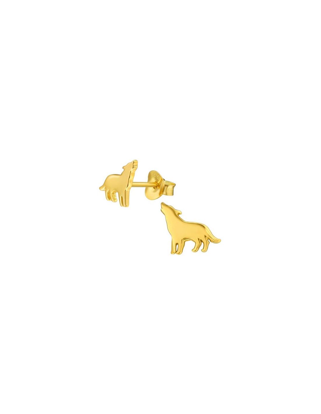 Aros para niñas Wolf - 7 mm x 7 mm