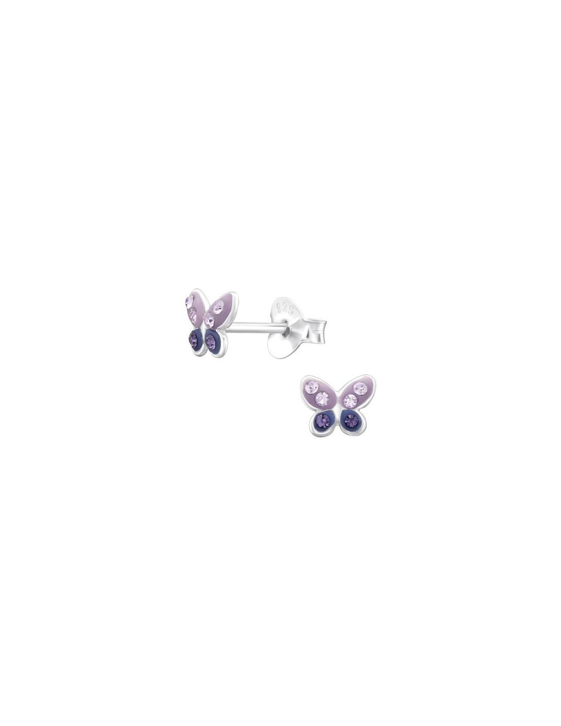 Aros para niñas Butterfly - 6 mm x 5 mm