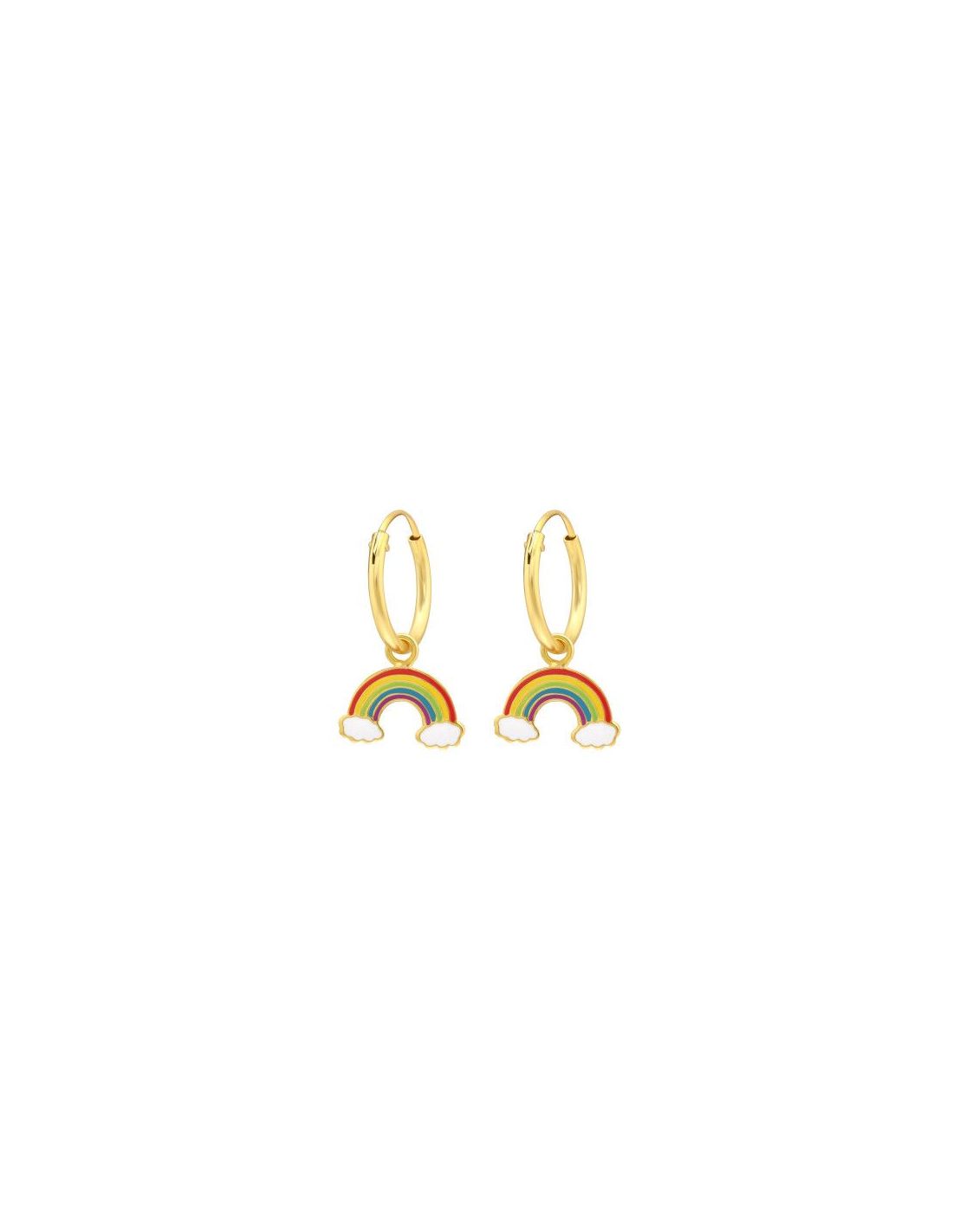 Aros para niñas Hanging Rainbow - 10...