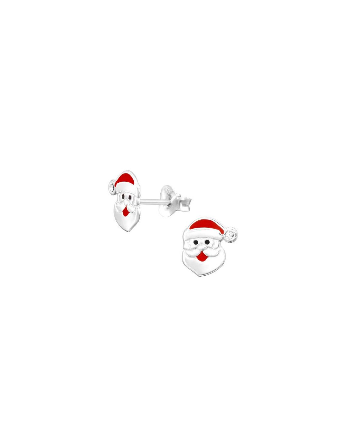 Aros para niñas Santa Claus - 8 mm x...