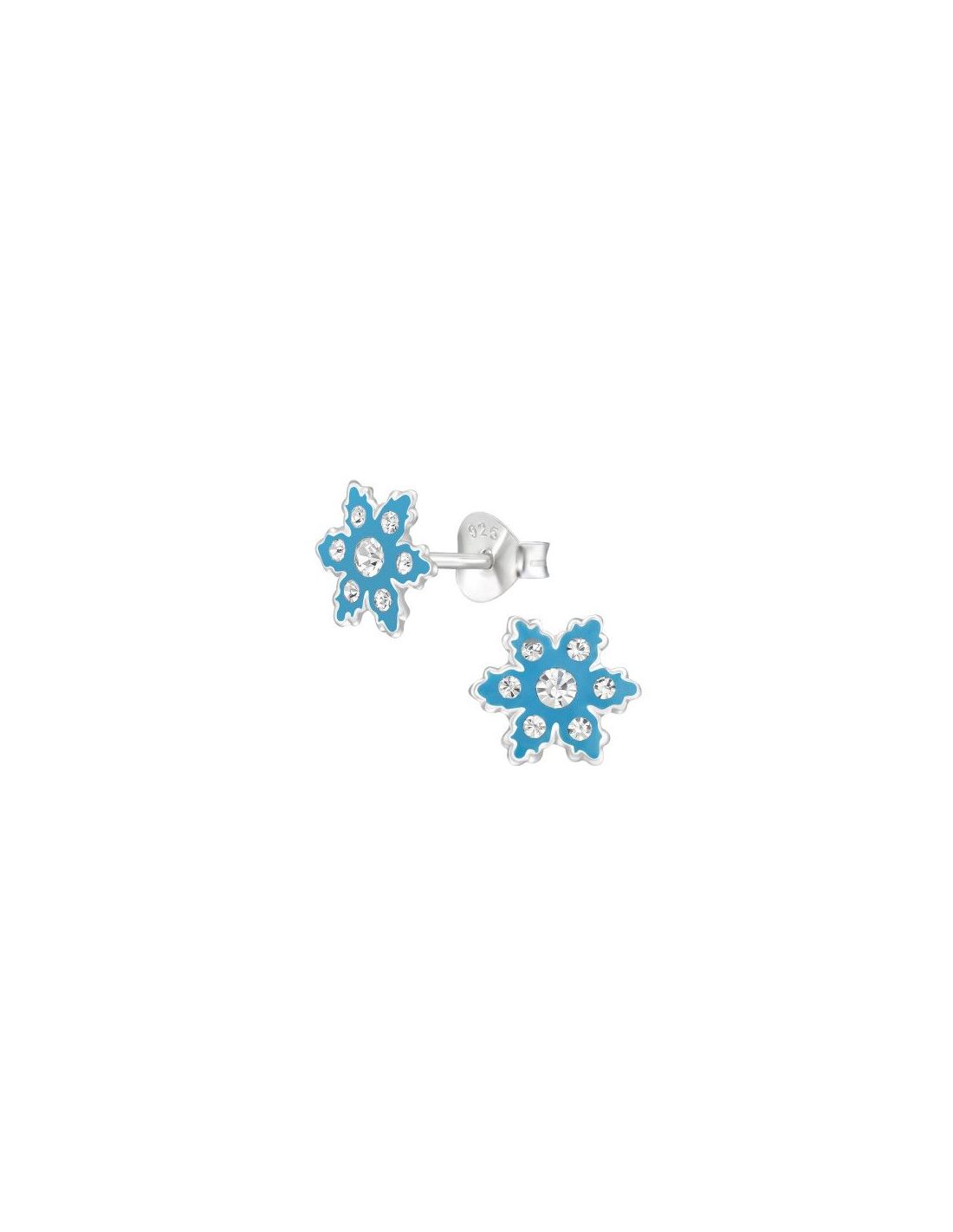 Aros para niñas Snowflake - 7.5 mm x...