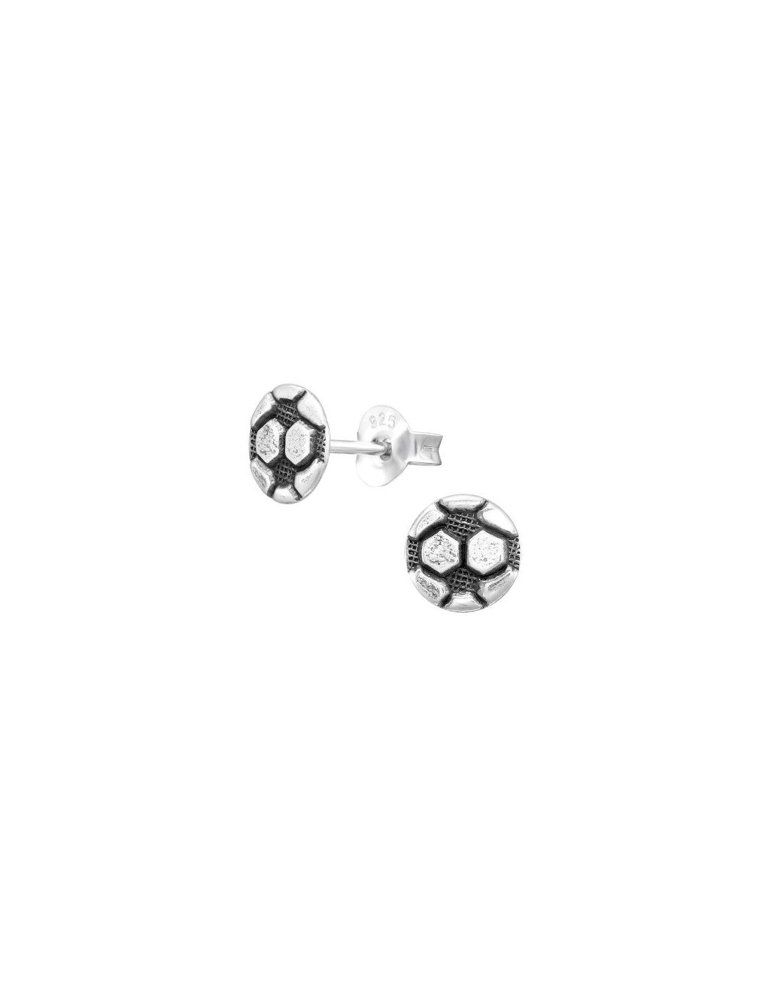 Aros para niñas Football - 7 mm x 7 mm