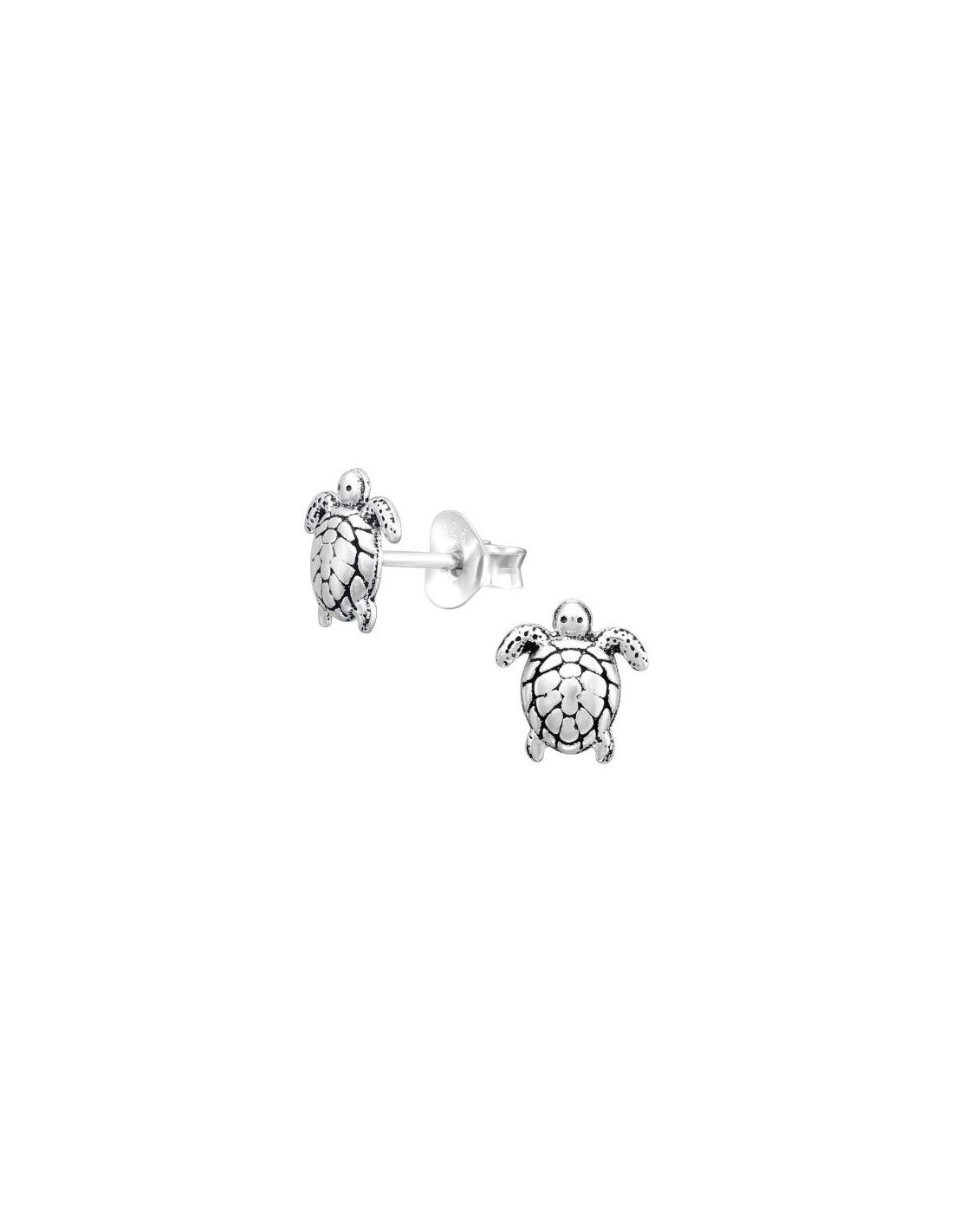 Aros para niñas Turtle - 7 mm x 7 mm