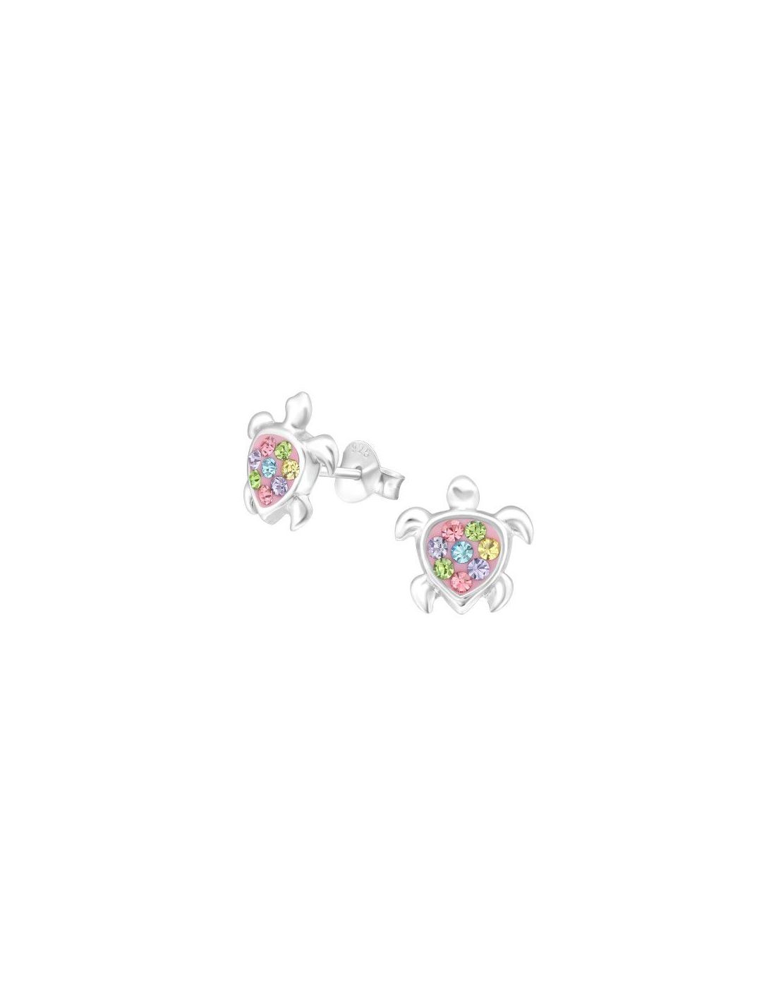 Aros para niñas Turtle - 9.5 mm x 10 mm