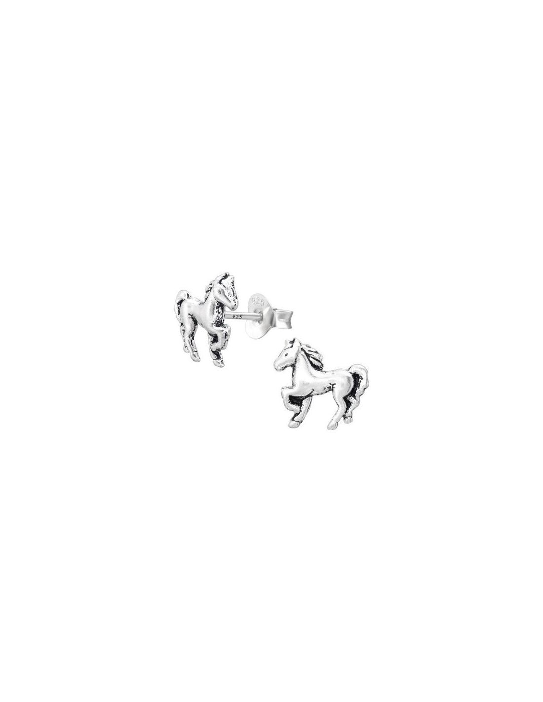 Aros para niñas Horse - 10 mm x 9.5 mm