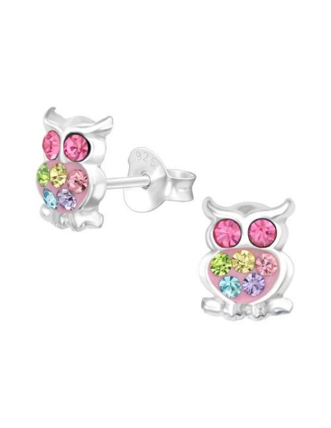 Aros para niñas Owl - 6 mm...