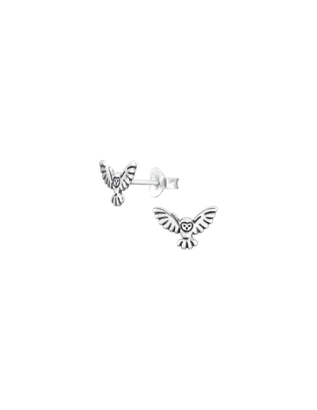 Aros para niñas Owl - 10 mm x 7 mm