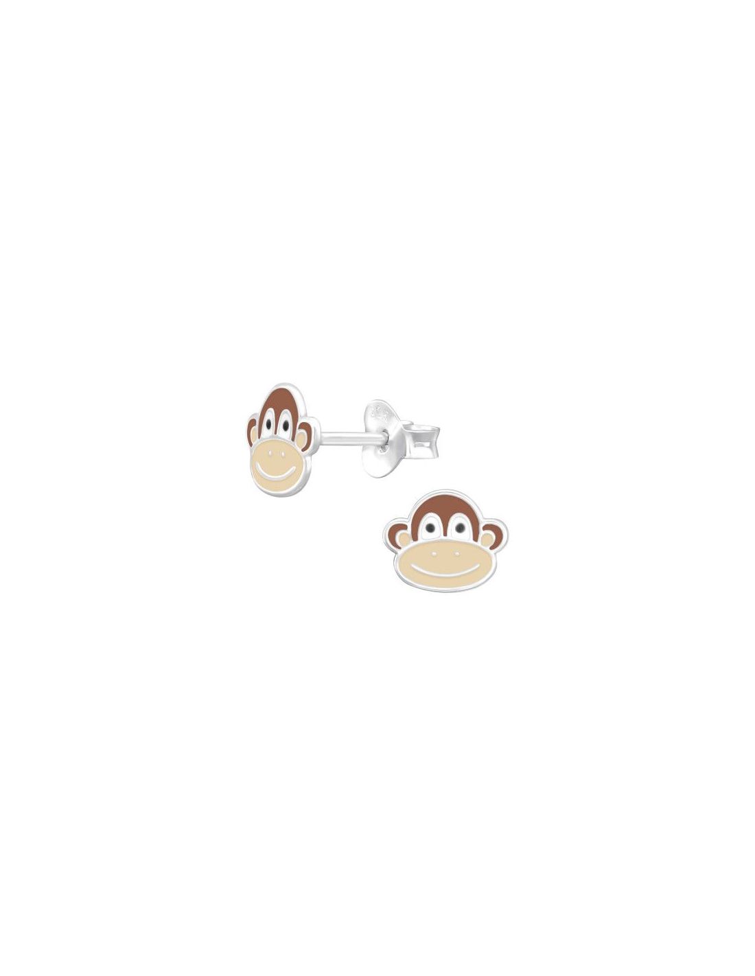 Aros para niñas Monkey - 8 mm x 6.5 mm