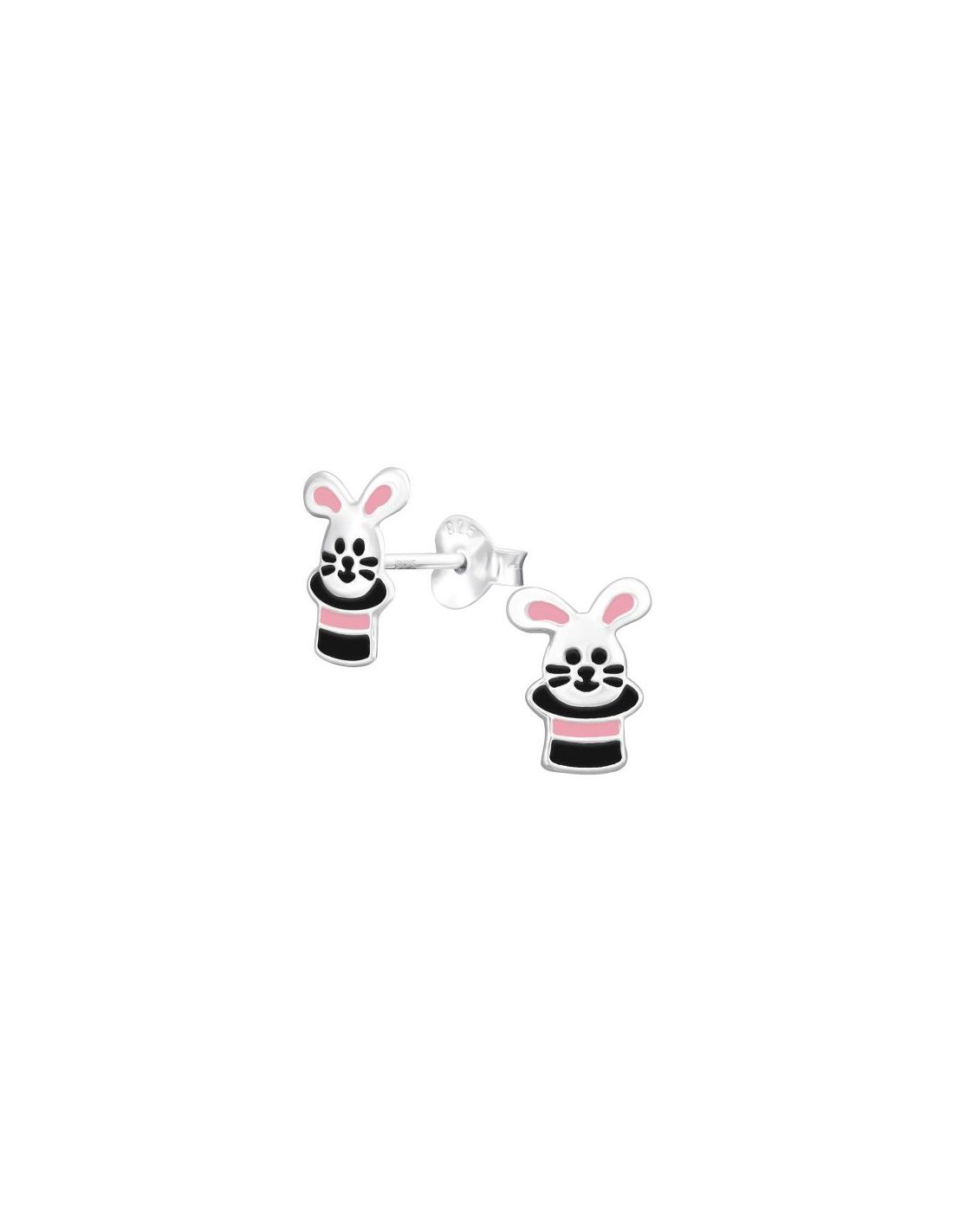 Aros para niñas Rabbit - 7 mm x 10 mm