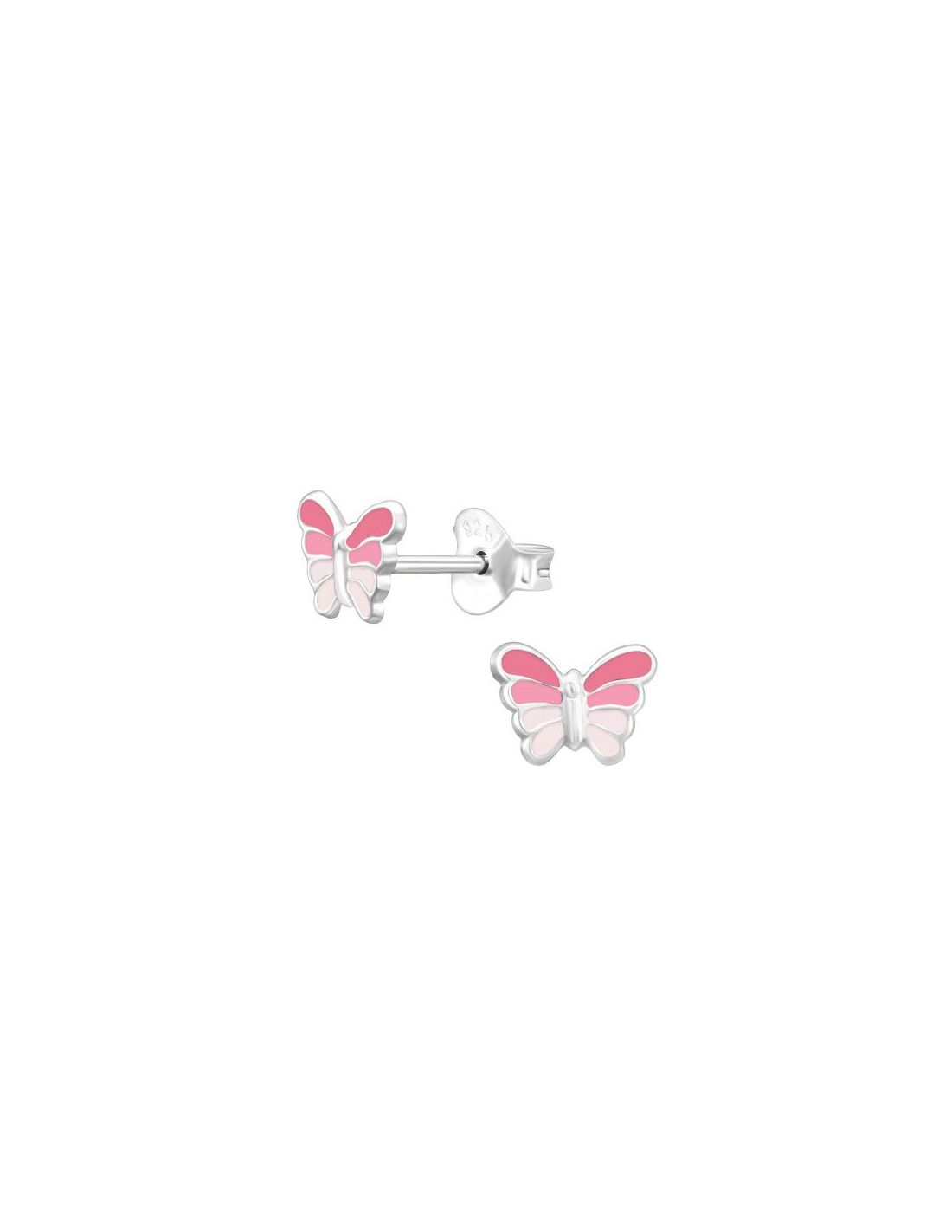 Aros para niñas Butterfly - 7 mm x 5 mm