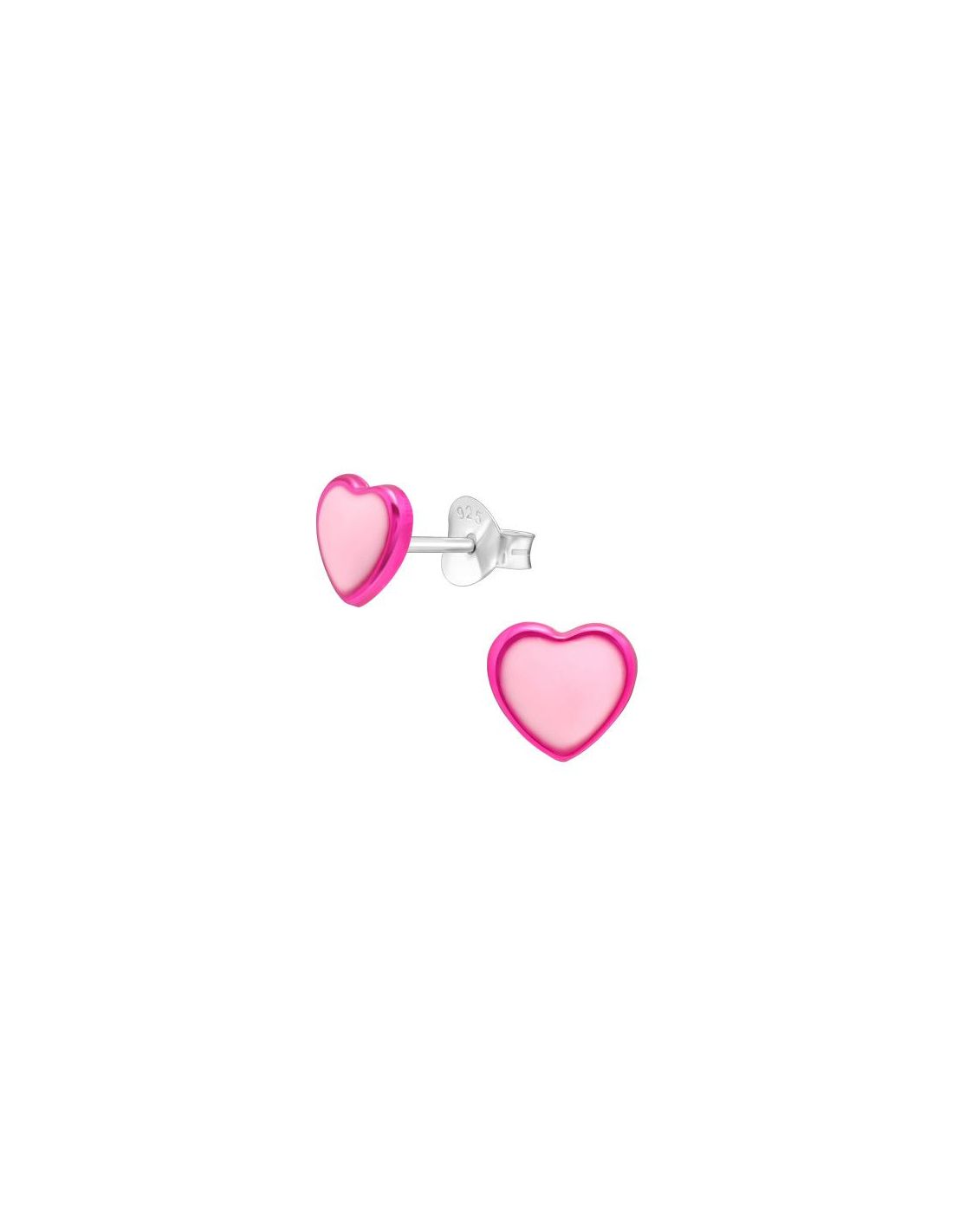 Aros para niñas Heart - 7 mm x 6.5 mm