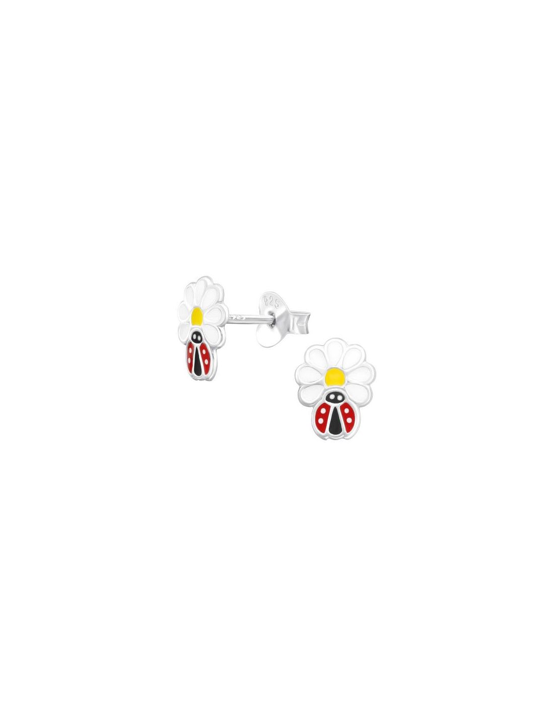 Aros para niñas Flower Lady Bug - 7...