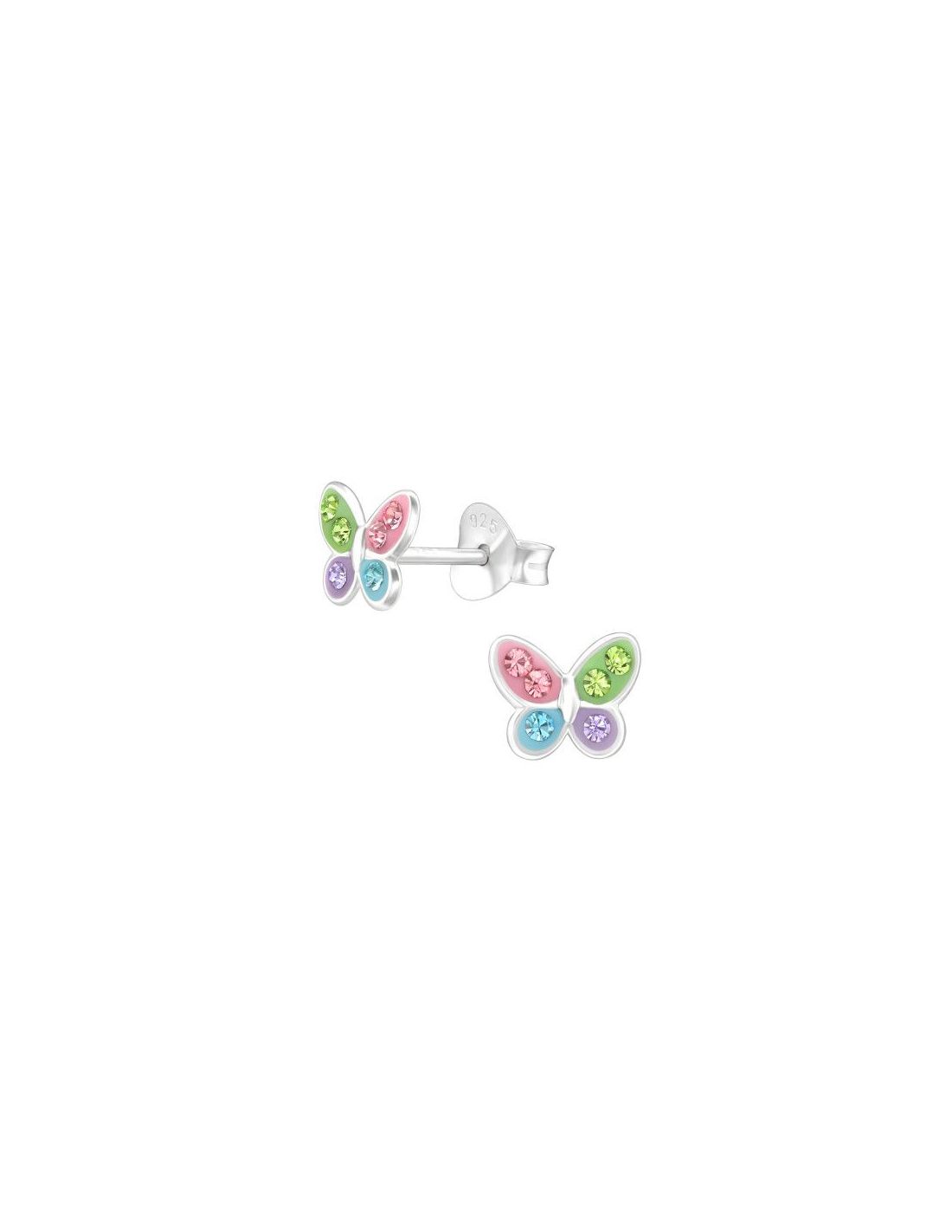 Aros para niñas Butterfly - 7 mm x...