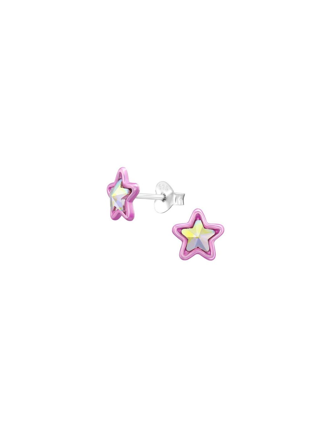 Aros para niñas Stars - 7.5 mm x 7.5 mm