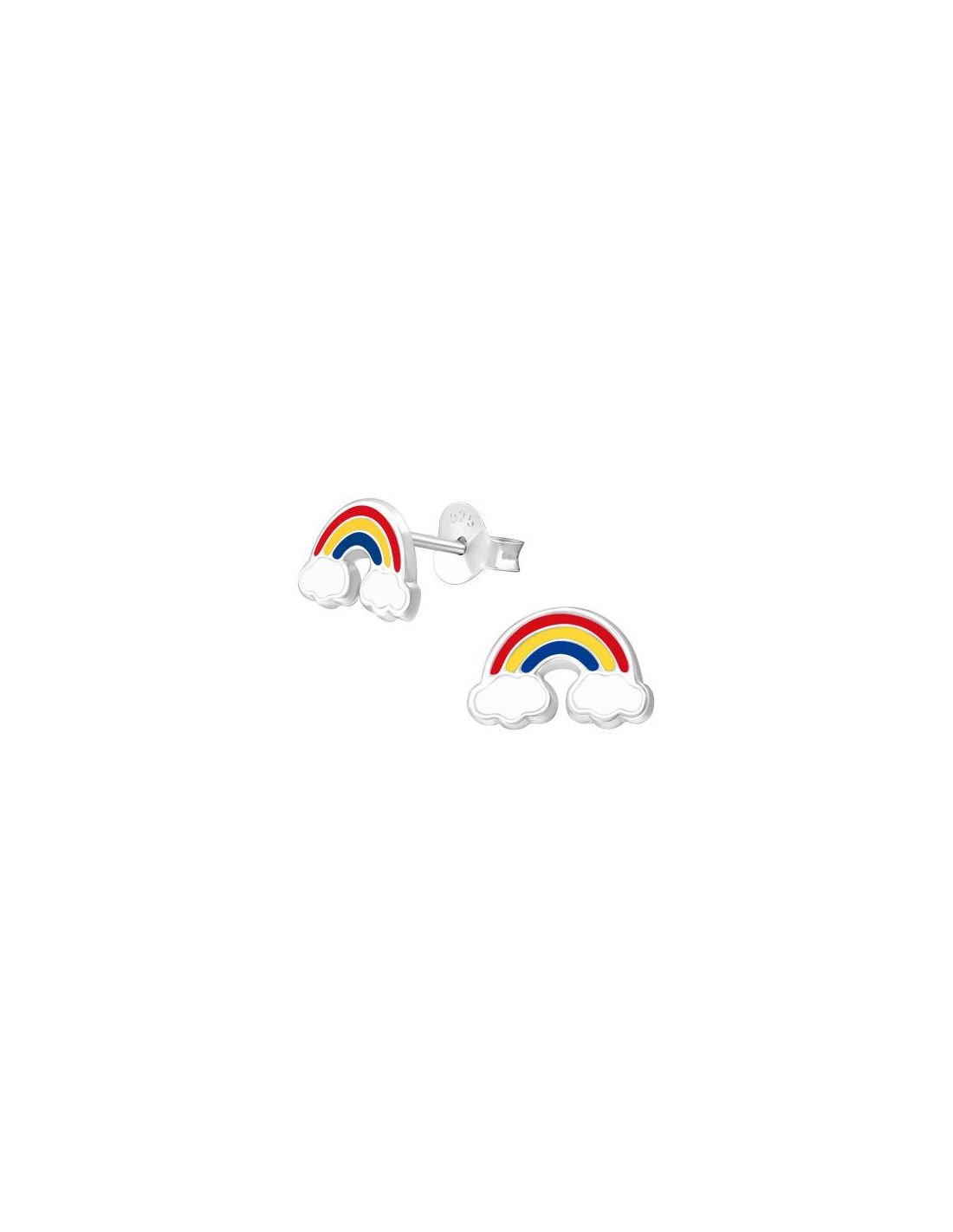 Aros para niñas Rainbow - 9.5 mm x 6 mm