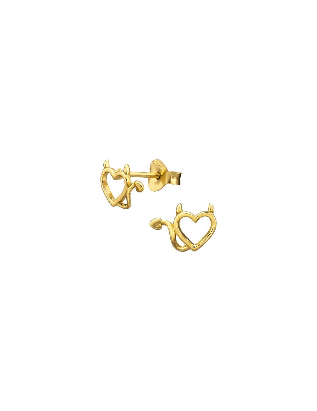 Aros para niñas Heart - 9.1 mm x 6.4 mm