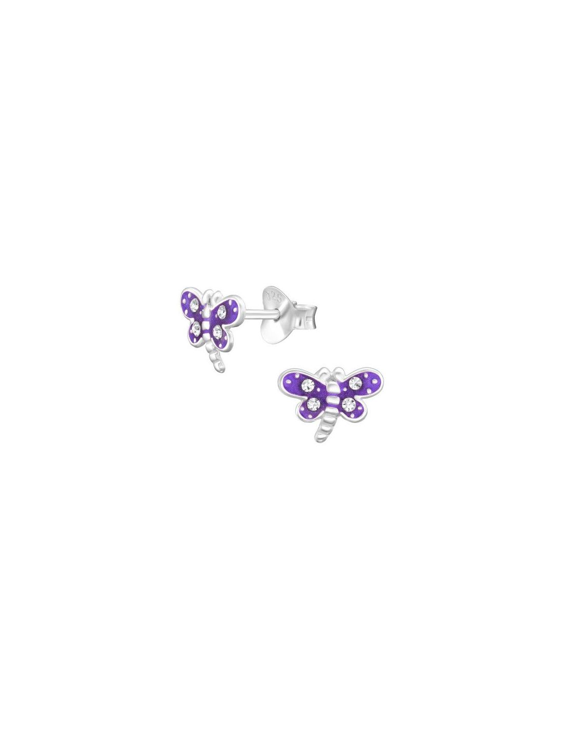 Aros para niñas Dragonfly - 9.1 mm x...