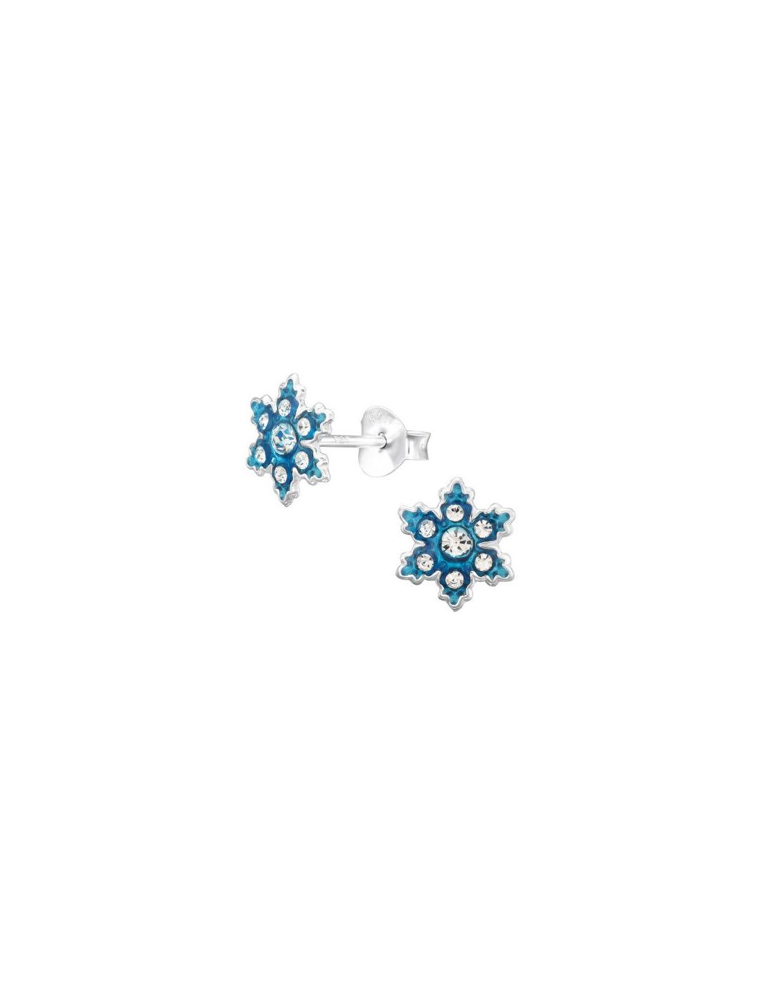 Aros para niñas Snowflake - 8.5 mm x...