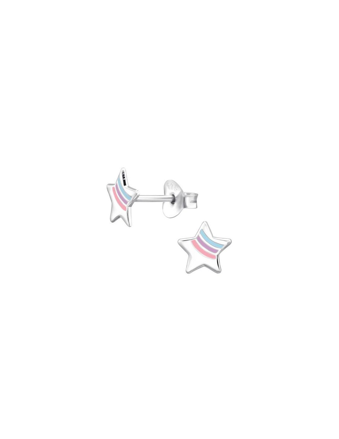 Aros para niñas Star - 7 mm x 7 mm