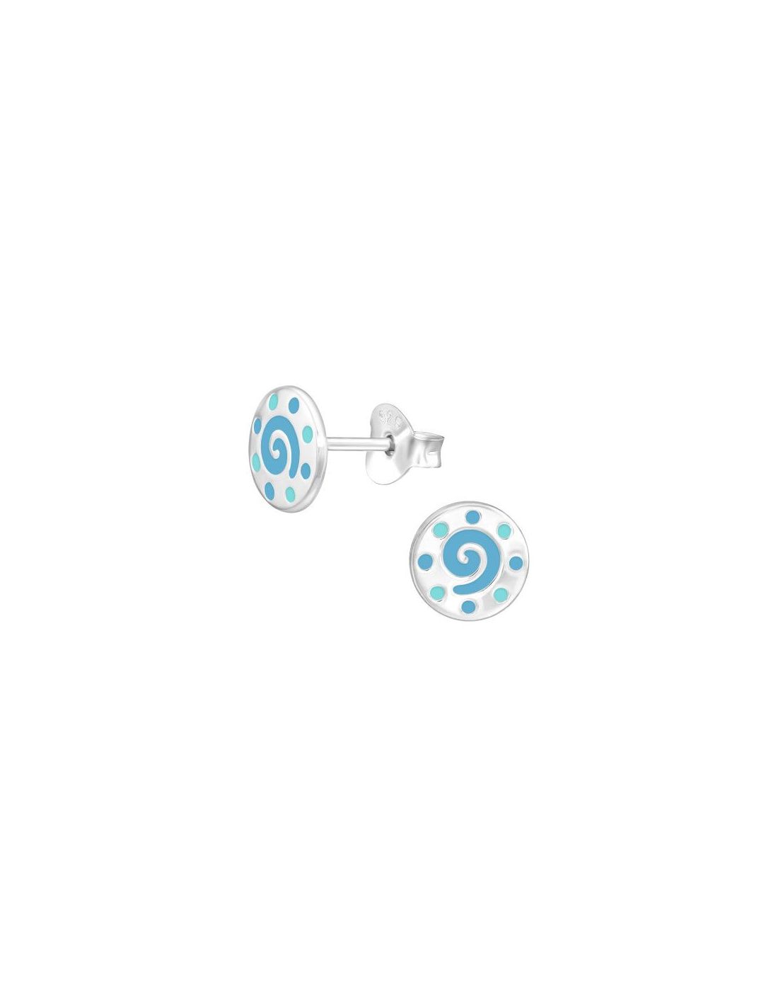 Aros para niñas Spir Shell - 7 mm x 7 mm
